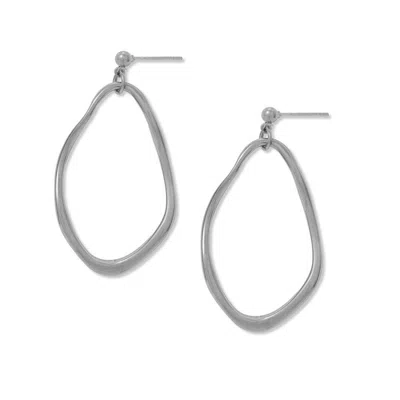 A Weathered Penny Women's Silver Gaia Studs In Metallic