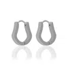 A Weathered Penny Women's Silver Juno Hoops