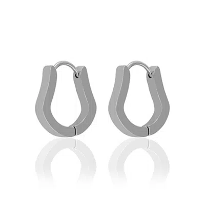 A Weathered Penny Women's Silver Juno Hoops