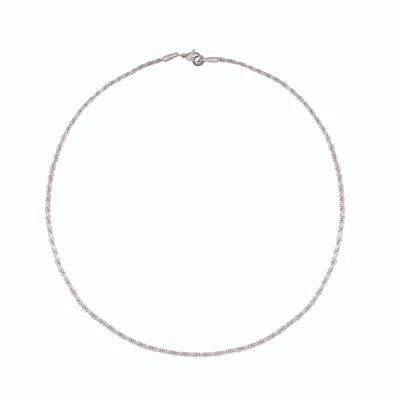 A Weathered Penny Women's Silver Snake Chain Necklace In Metallic