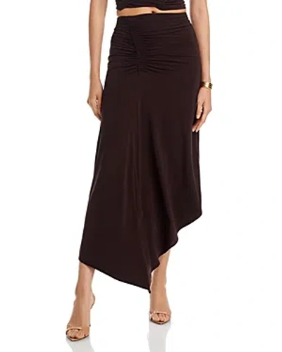 A.l.c Adeline Asymmetrical Skirt In Cocoa