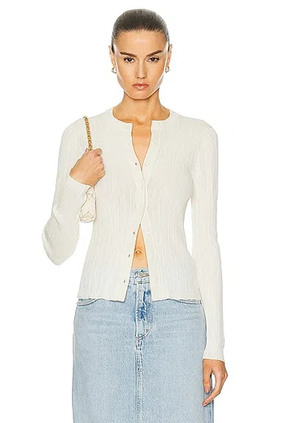 A.l.c Fisher Cardigan In White