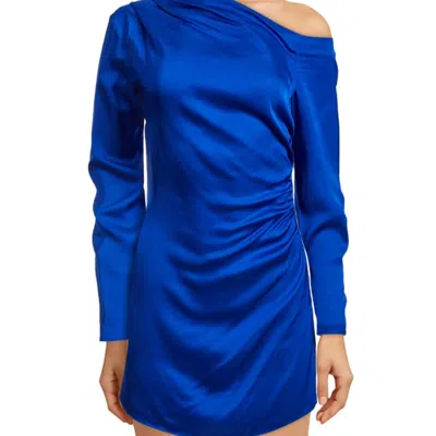 A.l.c Jamie Mini Dress In Cyan