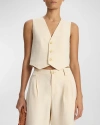 A.L.C MAXWELL CROPPED VEST