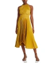 A.L.C A. L.C. RENZO II PLEATED HALTER DRESS