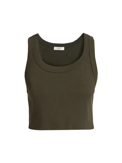 A.L.C WOMEN'S HALSEY COTTON CROP TANK