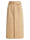 A.L.C WOMEN'S MAIA BELTED COTTON UTILITY SKIRT