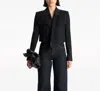 A.L.C WOMEN'S SOLID REEVE CROPPED BLAZER IN BLACK