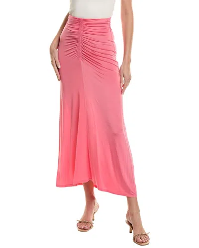 A.l.c . Aureta Midi Skirt In Pink