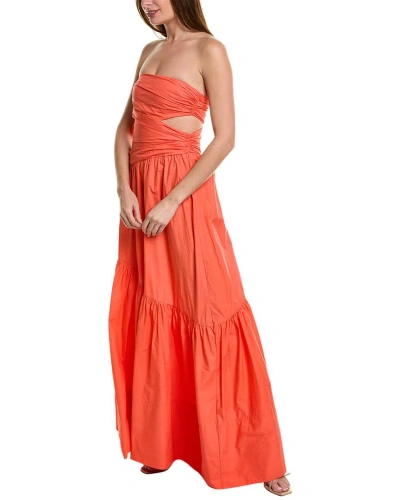 A.l.c . Lark Maxi Dress In Orange