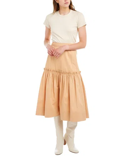 A.l.c A. L.c. Louisa Midi Skirt In Neutral