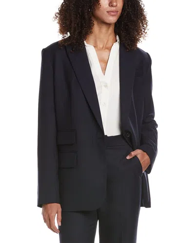 A.l.c . Mavis Wool-blend Jacket In Navy