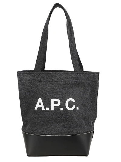 Apc Axel Small Tote In Black