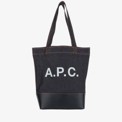 Apc Axelle Denim Tote Bag