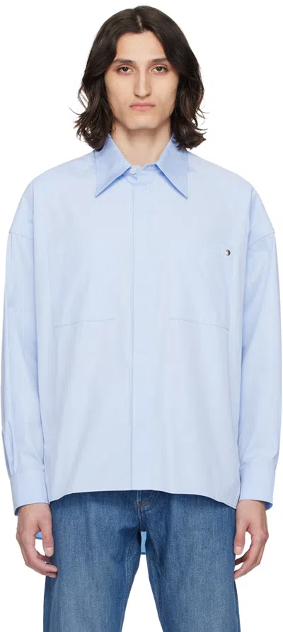 Apc Blue Natacha Ramsay-levi Edition Warvol Shirt In Iaa Blue