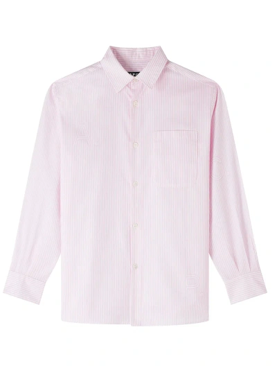 Apc Camicia Sela In Pink