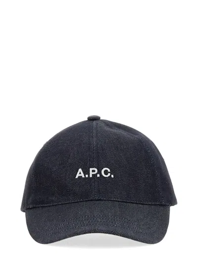 Apc A.p.c. Charlie Baseball Hat In Blue