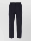APC COTTON PANT WITH ELASTIC WAISTBAND AND CROPPED LENGTH