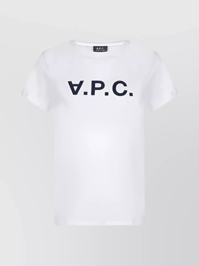 A.P.C. CRAFTED LOGO PRINT SHORT-SLEEVE T-SHIRT