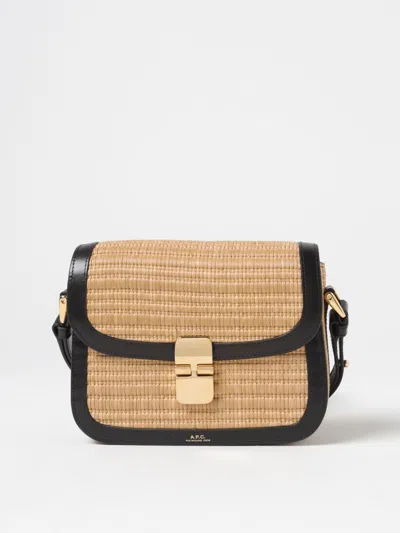 Apc Shoulder Bag A.p.c. Woman Color Natural