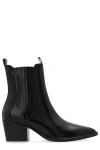 Apc A.p.c. Debbie Santiago Heeled Ankle Boots In Lzz - Black
