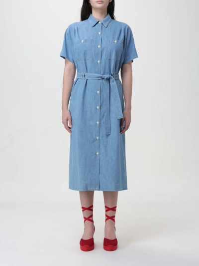 A.p.c. Dress  Woman Color Denim