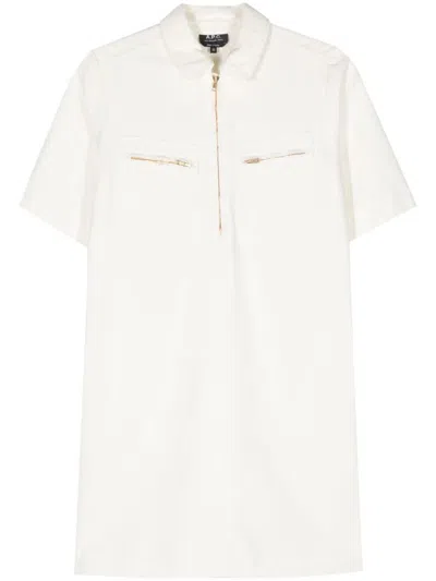 Apc A.p.c. Dress In Aac Blanc