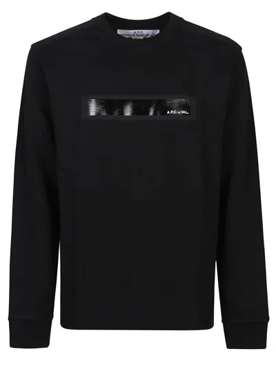 Apc Ernestine Sweatshirt In Lzz Noir