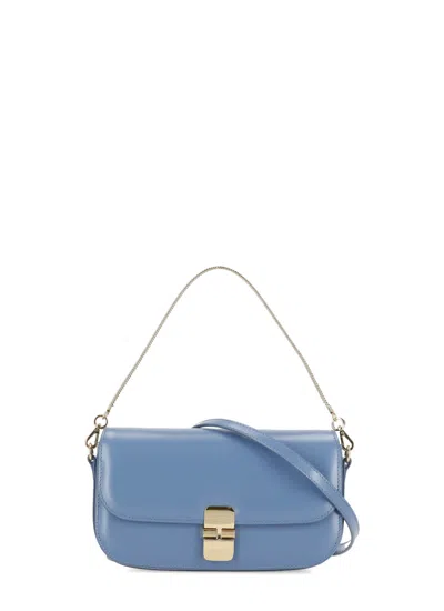 Apc Grace Bag In Gnawed Blue