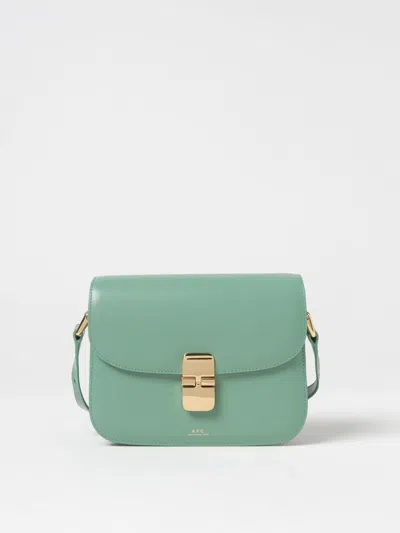 Apc A.p.c. Shoulder Bag In Turchese