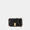 APC GRACE BAGUETTE CHAINE BAG - A.P.C. - LEATHER - BLACK