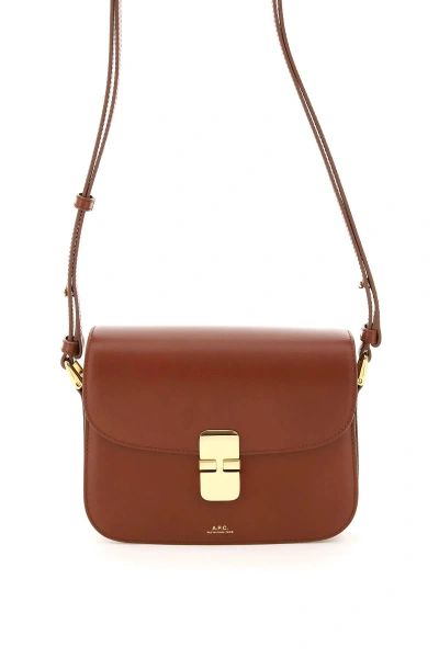 Apc Grace Small Bag In Noisette (brown)