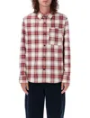 Apc Graham Overshirt In Aad - Ecru