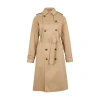 Apc A.p.c. Greta Trench Coat In Beige