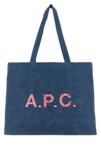 Apc A.p.c. Handbags. In Washedindigo
