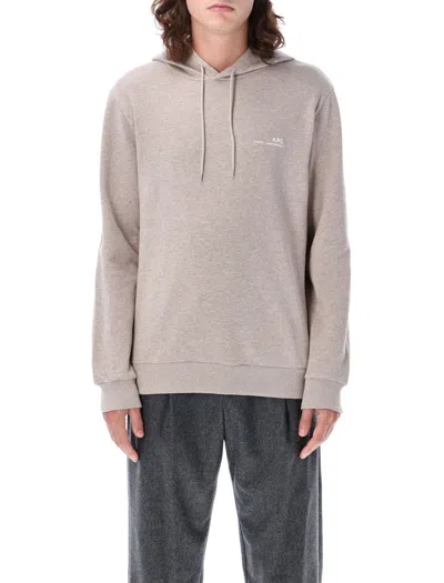 Apc Beige Item H Hoodie In Beige Clair Chine