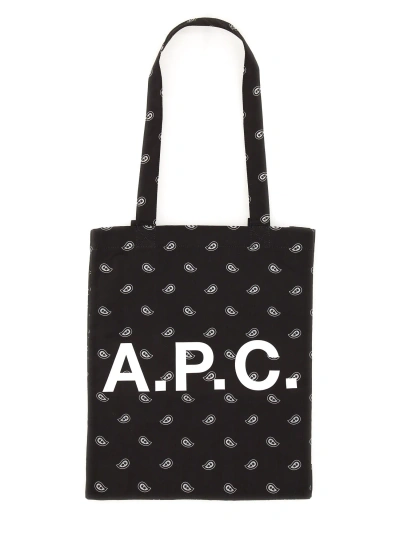 Apc Lou Tote Bag In Black