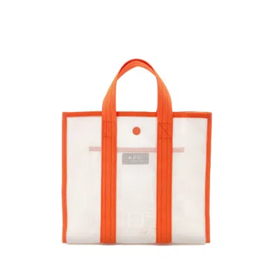 Apc Louise Small Shopper Bag - Pvc - Orange In Neutrals