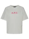 Apc A.p.c. Mae T-shirt In White Cotton In White
