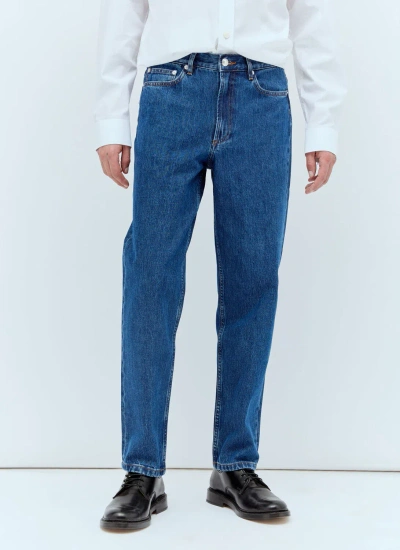 Apc Martin Classic Jeans In Blue