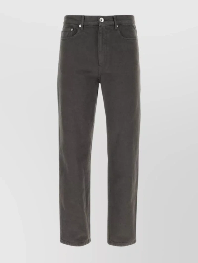 Apc Martin Denim Trousers With Belt Loops And Back Pockets In Blue