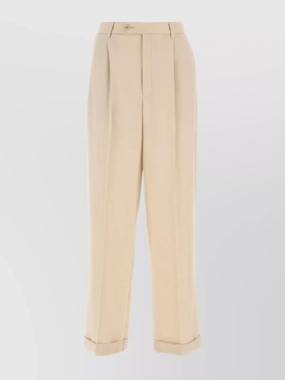 APC MELISSA FOLDED HEM WIDE-LEG TROUSERS