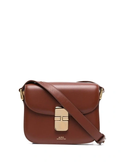 Apc Mini Grace Bag In Brown