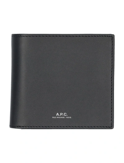 Apc New London Wallet In Black