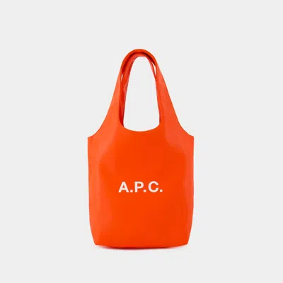 Apc Ninon Small Shopper Bag - A.p.c. - Synthetic Leather - Orange