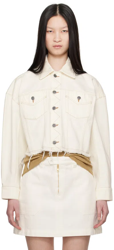 Apc X Natacha Ramsay-levi Sainters Denim Jacket In White