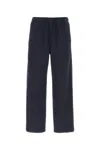 Apc A.p.c. Straight Leg Drawstring Track Pants In Darknavy