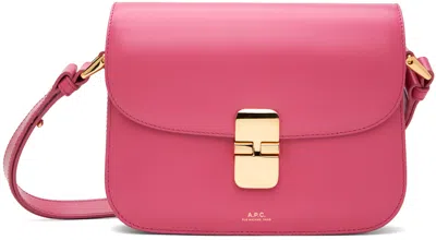Apc Pink Grace Small Bag In Fah Fuschia