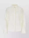APC POPLIN SHIRT WITH ROUNDED COLLAR AND LONG SLEEVES