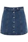 APC POPPY DENIM MINI SKIRT